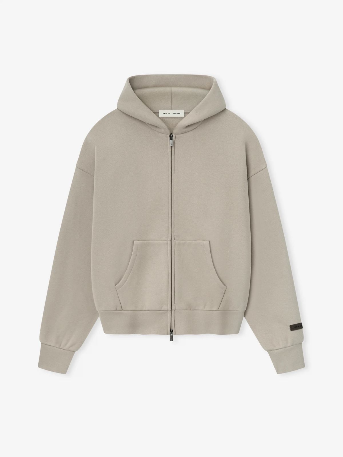 Fear of God Essentials Sweat à capuche zippé – Beige