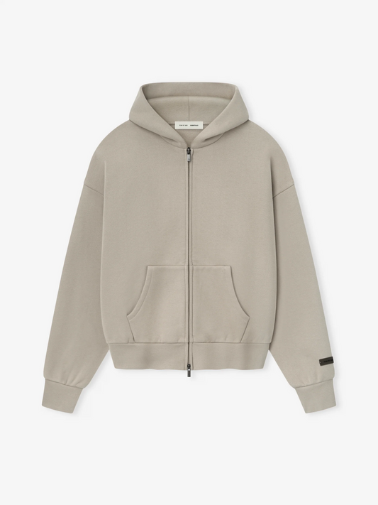 Fear of God Essentials Sweat à capuche zippé – Beige