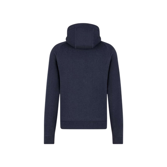 DIOR — Veste à Capuche Dior en Maille Coton et Cachemire