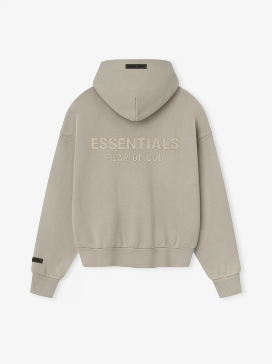 Fear of God Essentials Sweat à capuche zippé – Beige