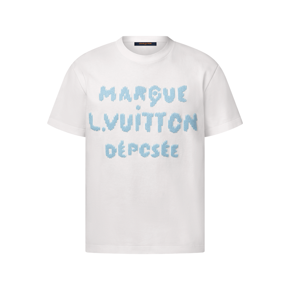 Louis Vuitton Tee-shirt à signatures brodées
