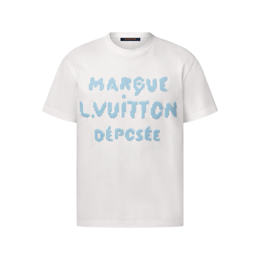 Louis Vuitton Tee-shirt à signatures brodées