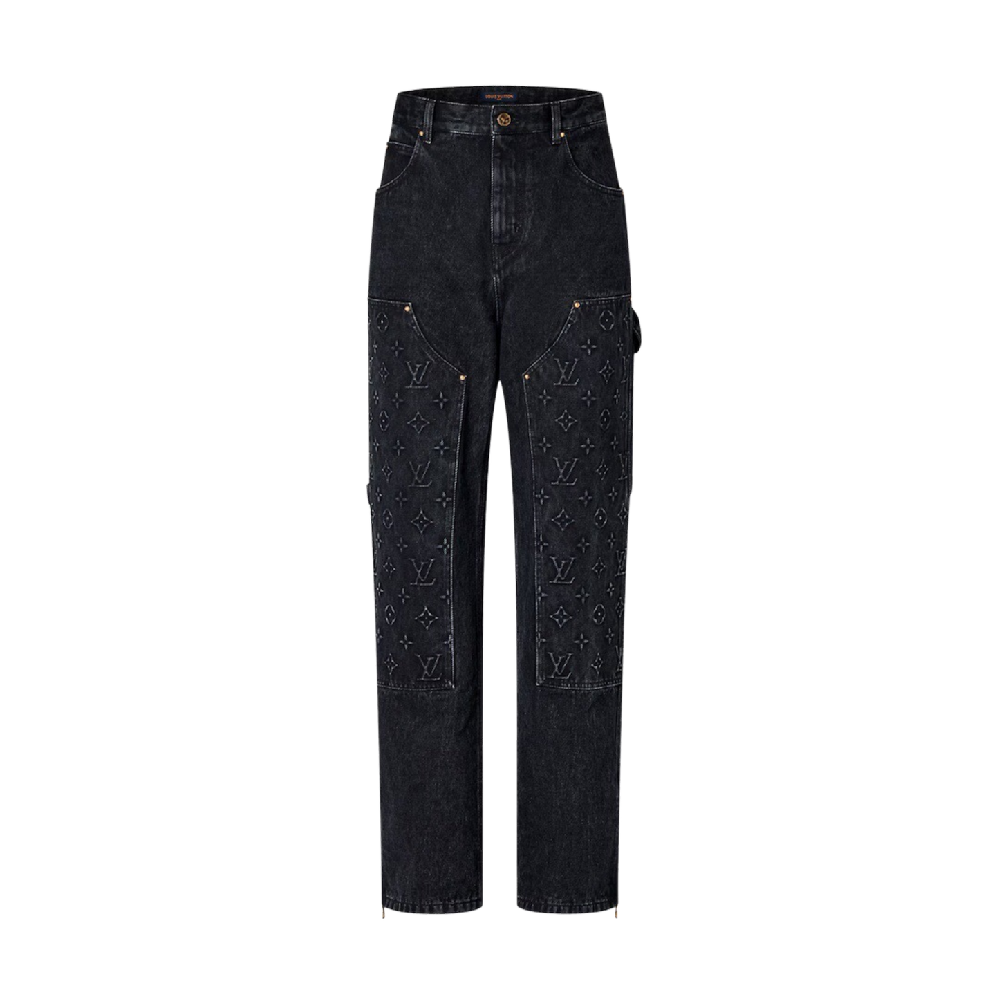 LOUIS VUITTON — Jean Carpenter en Denim Noir