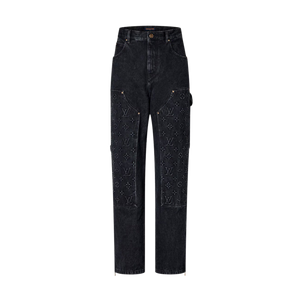 LOUIS VUITTON — Jean Carpenter en Denim Noir