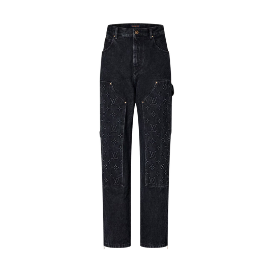 LOUIS VUITTON — Jean Carpenter en Denim Noir