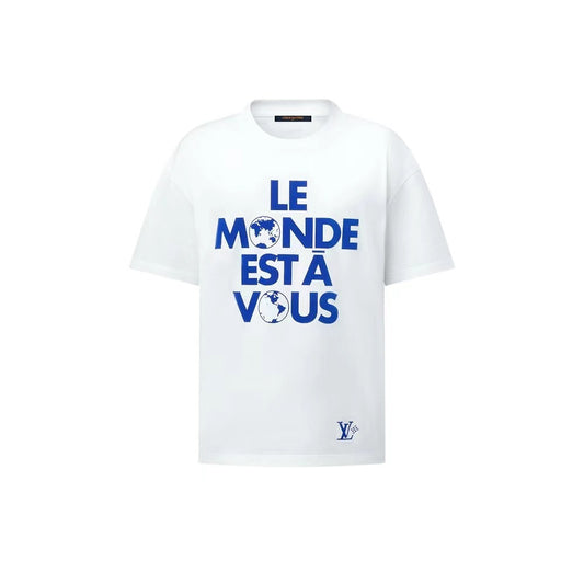 Louis Vuitton Tee-shirt graphique en coton
