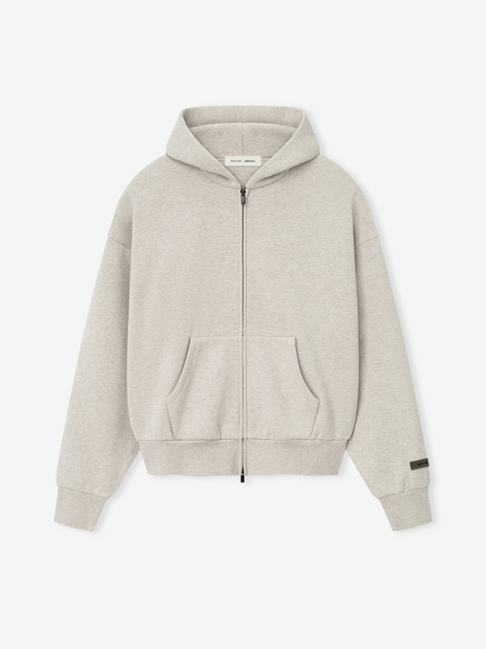 Fear of God Essentials Sweat à capuche zippé – Gris