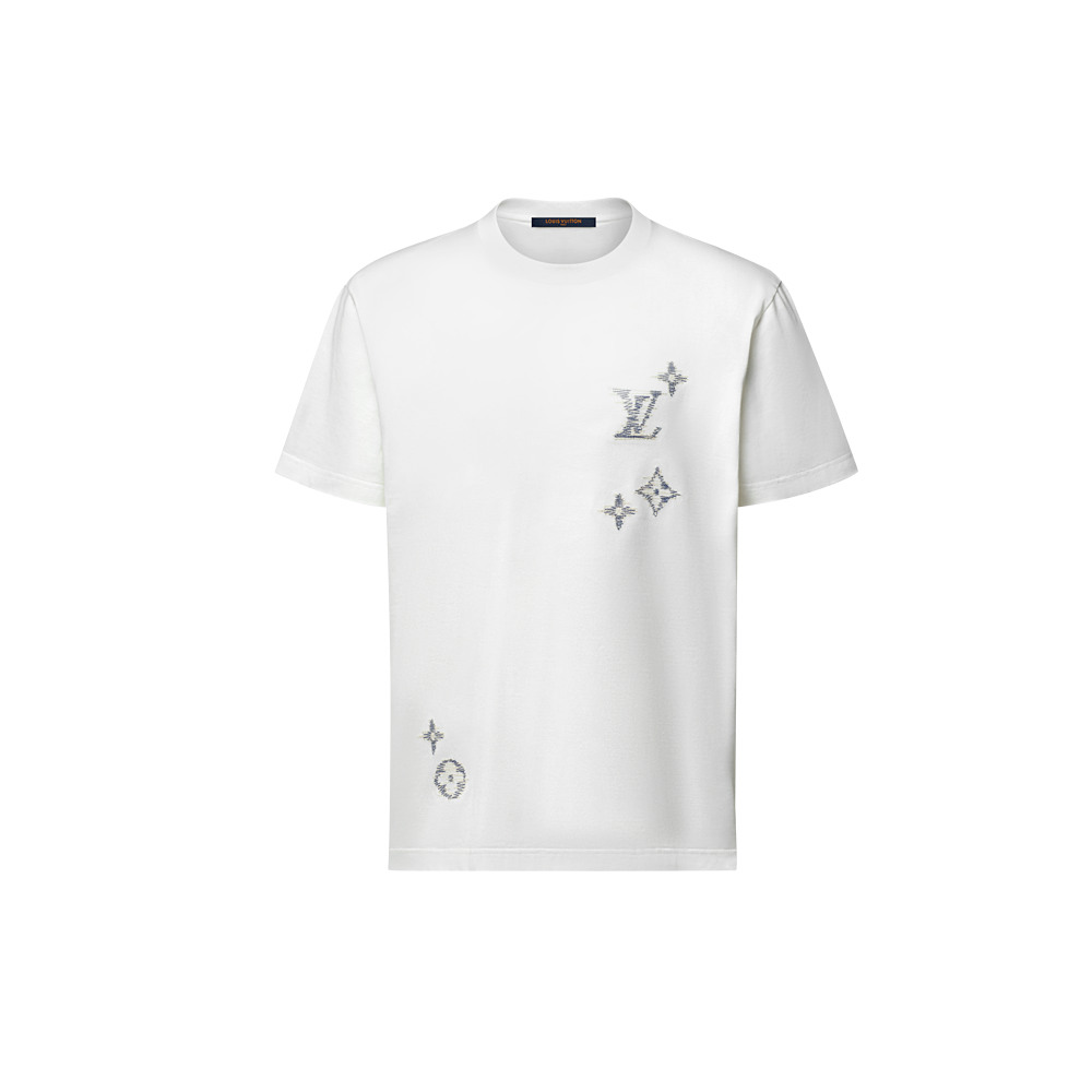 Louis Vuitton Tee-shirt avec signature brodée