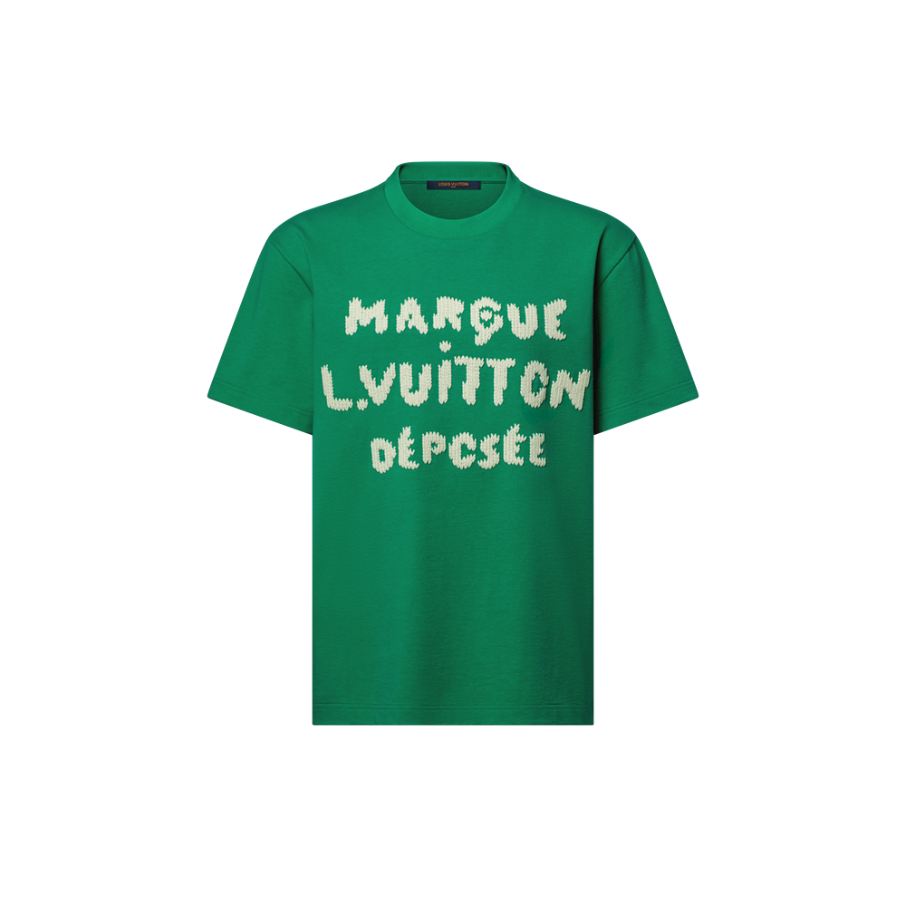Louis Vuitton Tee-shirt à signatures brodées