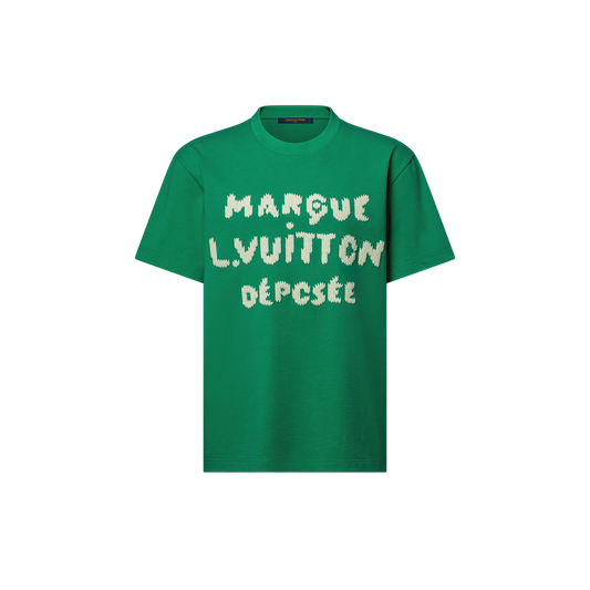 Louis Vuitton Tee-shirt à signatures brodées