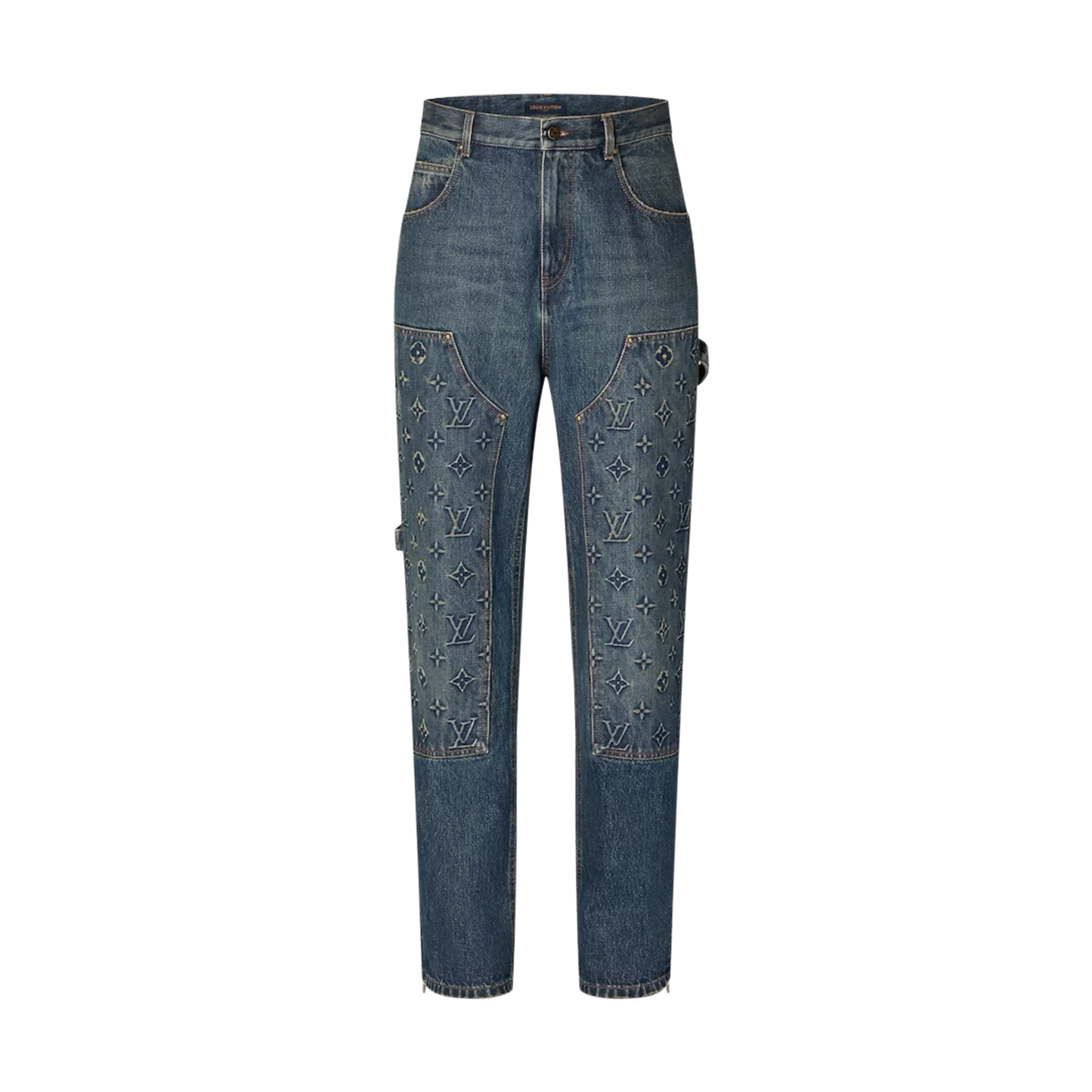 LOUIS VUITTON — Jean Carpenter en Denim Bleu