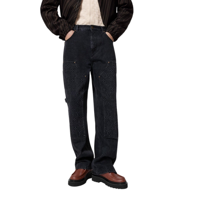 LOUIS VUITTON — Jean Carpenter en Denim Noir