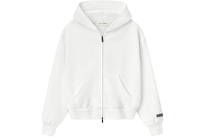Fear of God Essentials Sweat à capuche zippé – Blanc