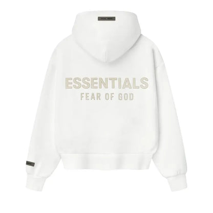 Fear of God Essentials Sweat à capuche zippé – Blanc