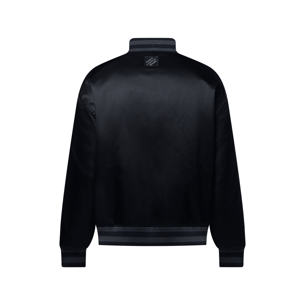 LOUIS VUITTON — Blouson Baseball LV Vers United Ornémenté en Nylon Noir