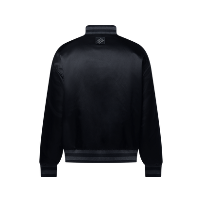 LOUIS VUITTON — Blouson Baseball LV Vers United Ornémenté en Nylon Noir