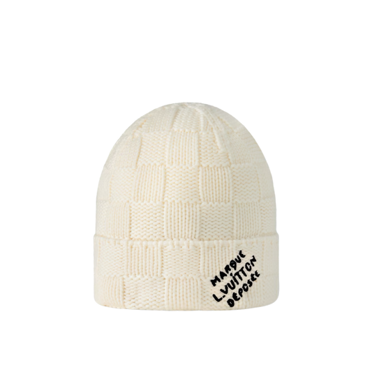 Louis Vuitton Bonnet Damier Snug — Crème
